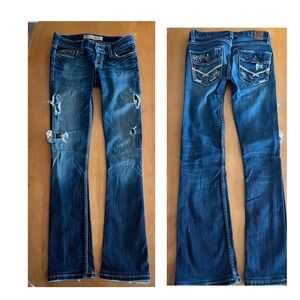 BKE Distressed Blue Jeans